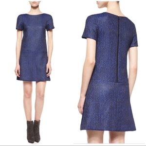 New Alice + Olivia Liv chevron jacquard dress